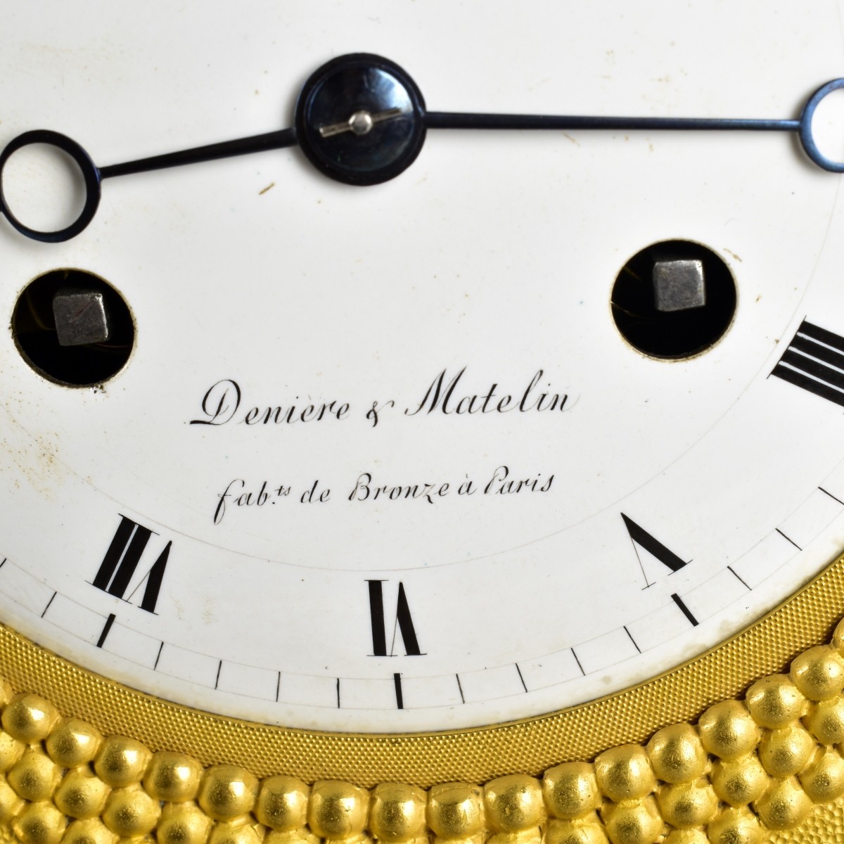 Early 19th Century Oriental Clock in Gilt Bronze