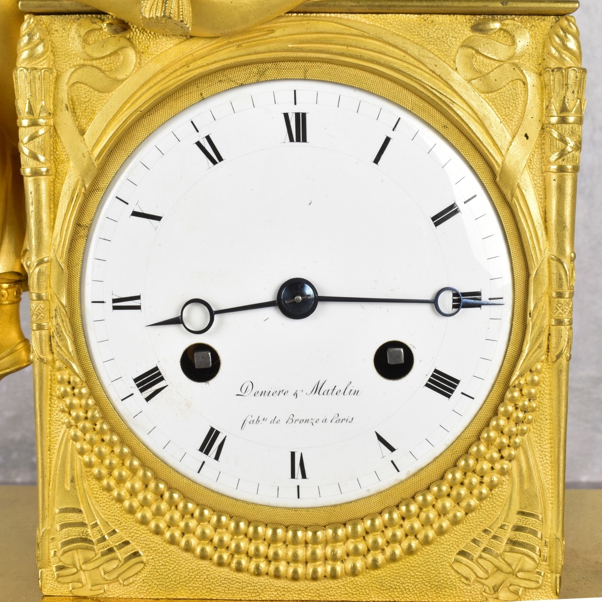 Early 19th Century Oriental Clock in Gilt Bronze