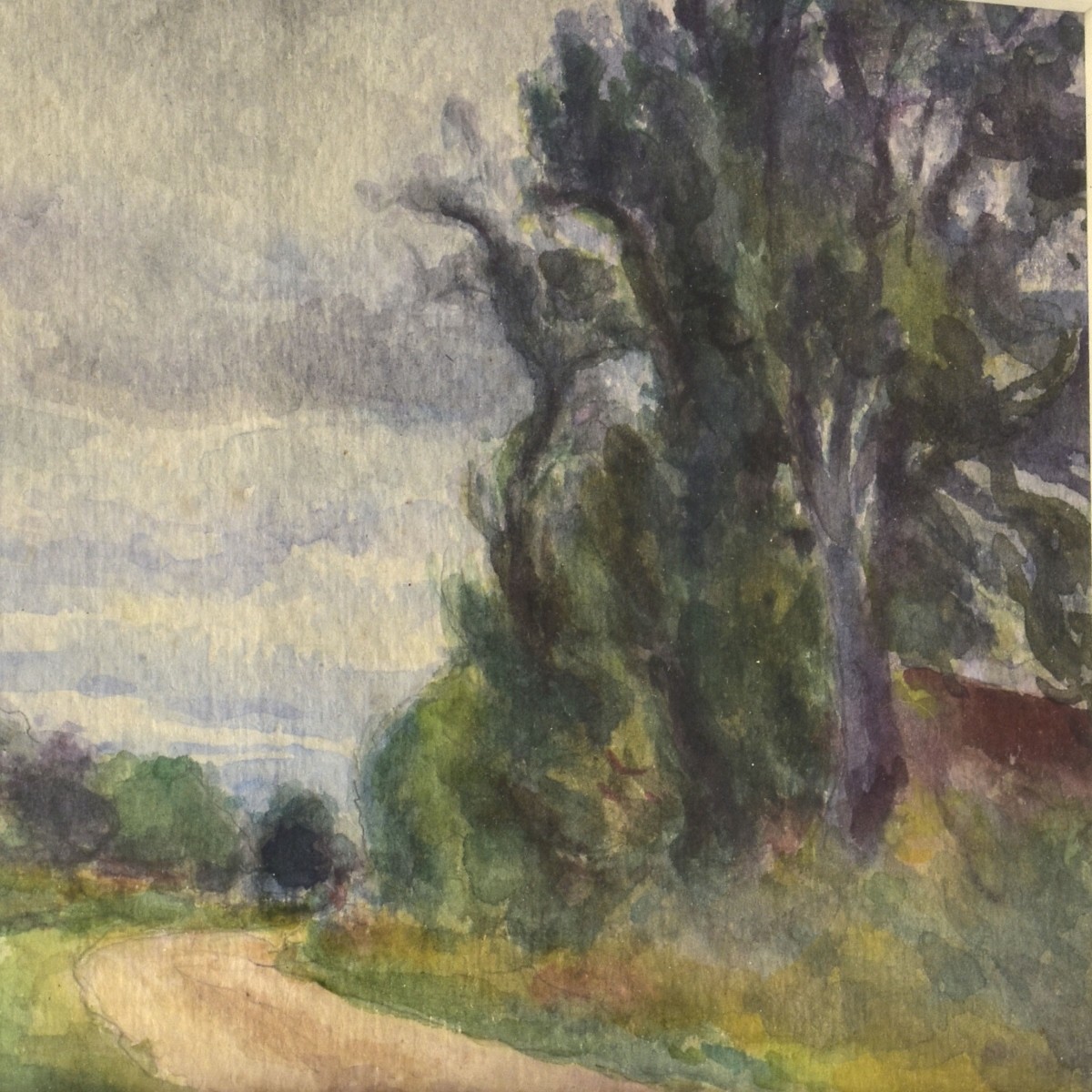 Watercolor Paintings of Rural Landscapes