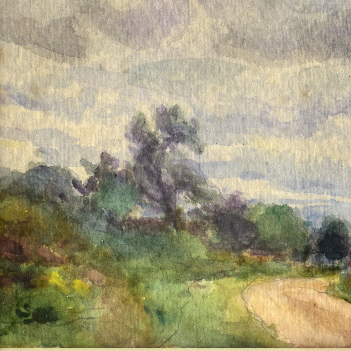 Watercolor Paintings of Rural Landscapes
