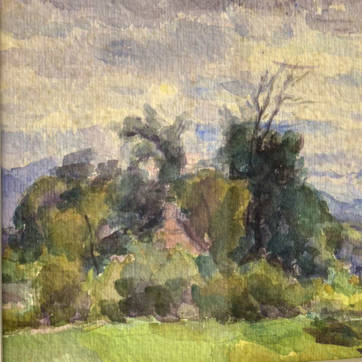 Watercolor Paintings of Rural Landscapes
