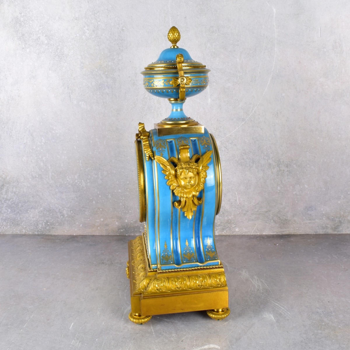 Sevres Style Louis XVI Style French Clock