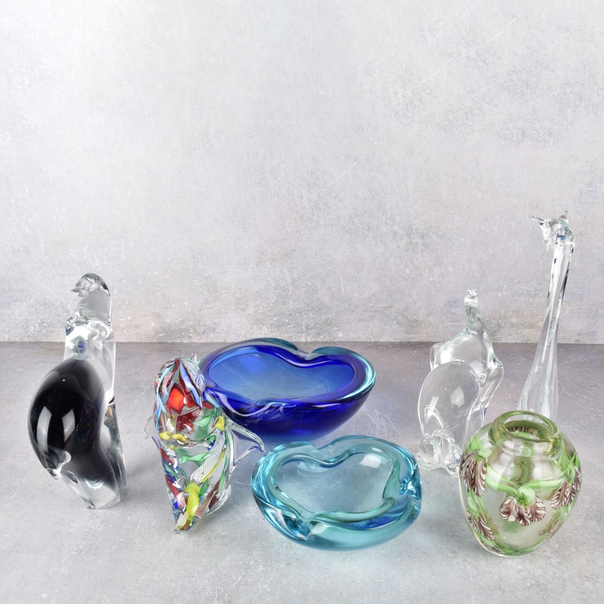 Collection of Modern Glass Pieces