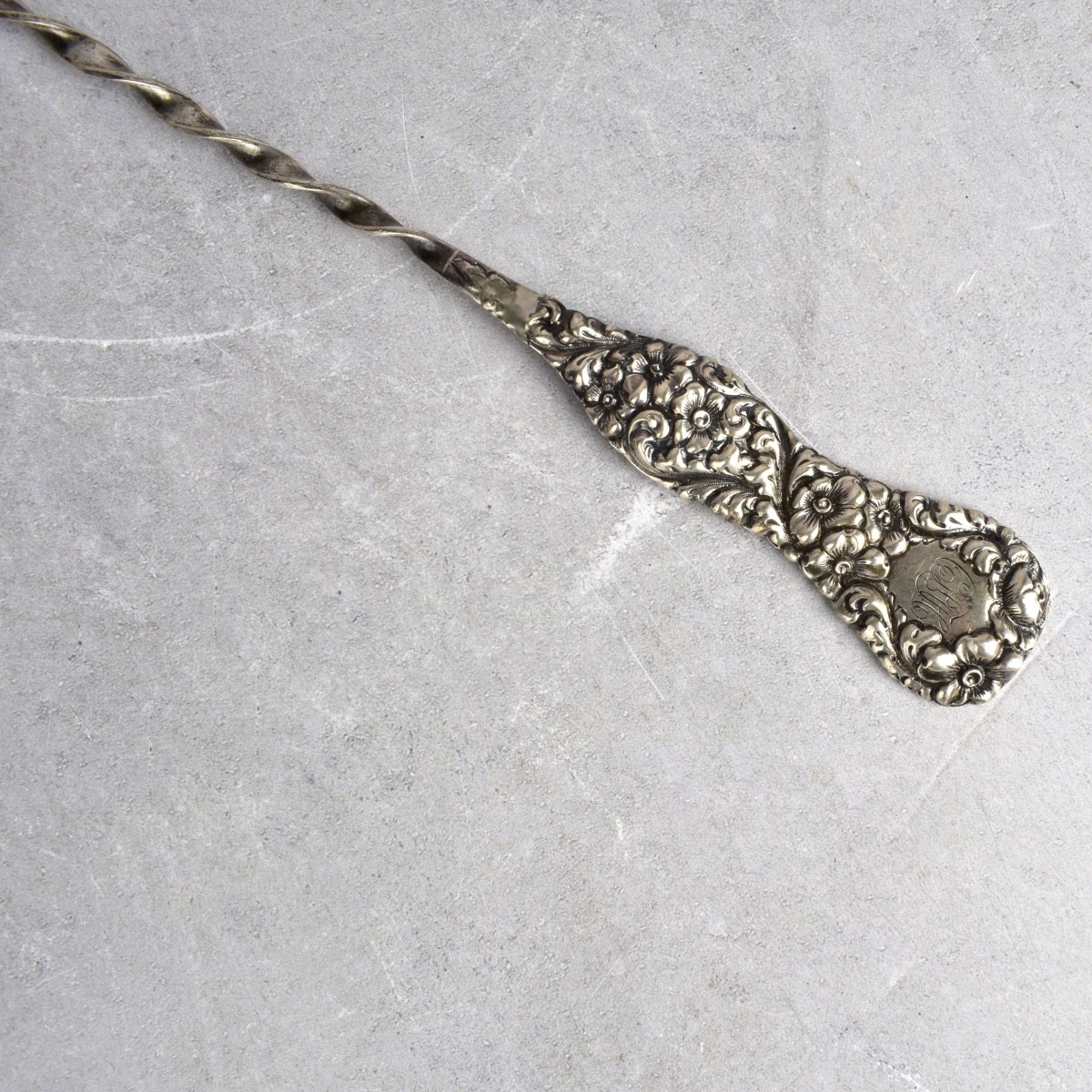 Sterling Silver Monogrammed Spoon