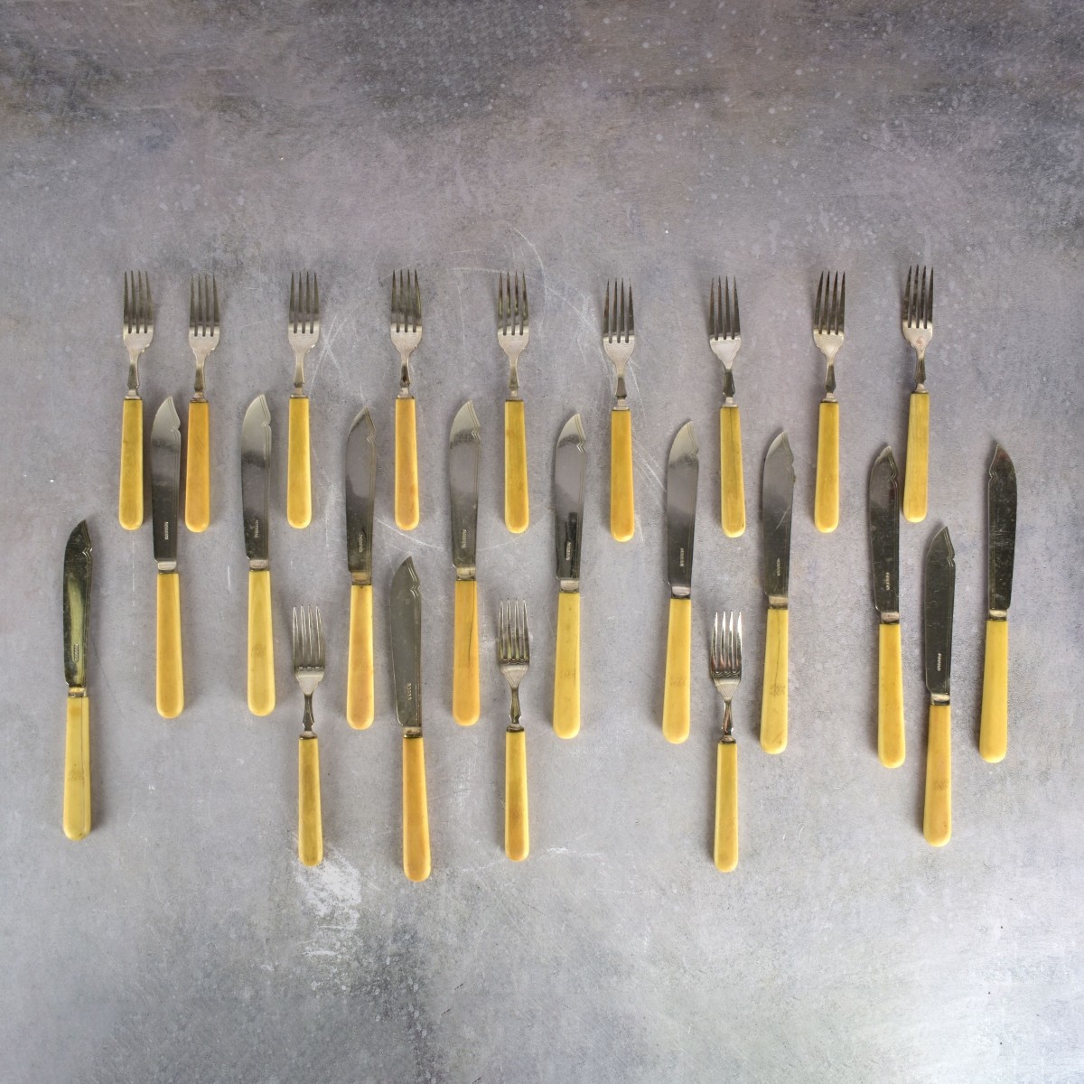 Antique English Fish Set
