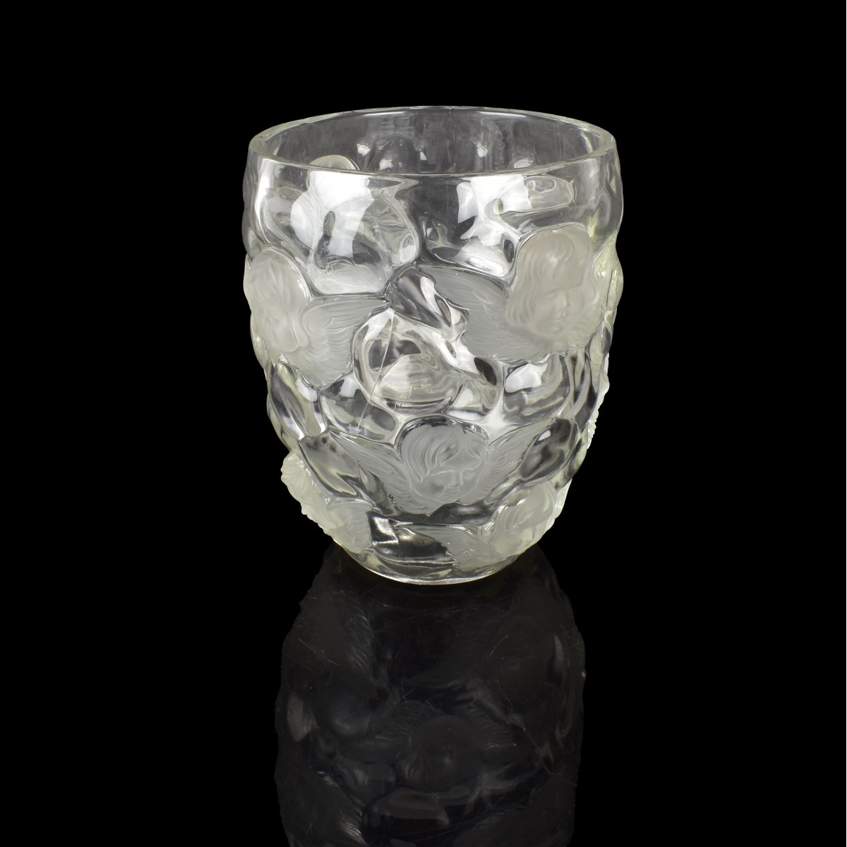 Vintage French Lalique/Sabino Style Vase