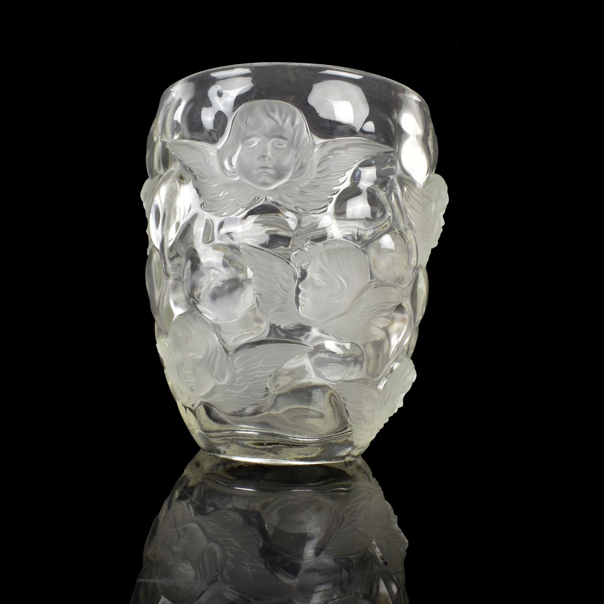 Vintage French Lalique/Sabino Style Vase