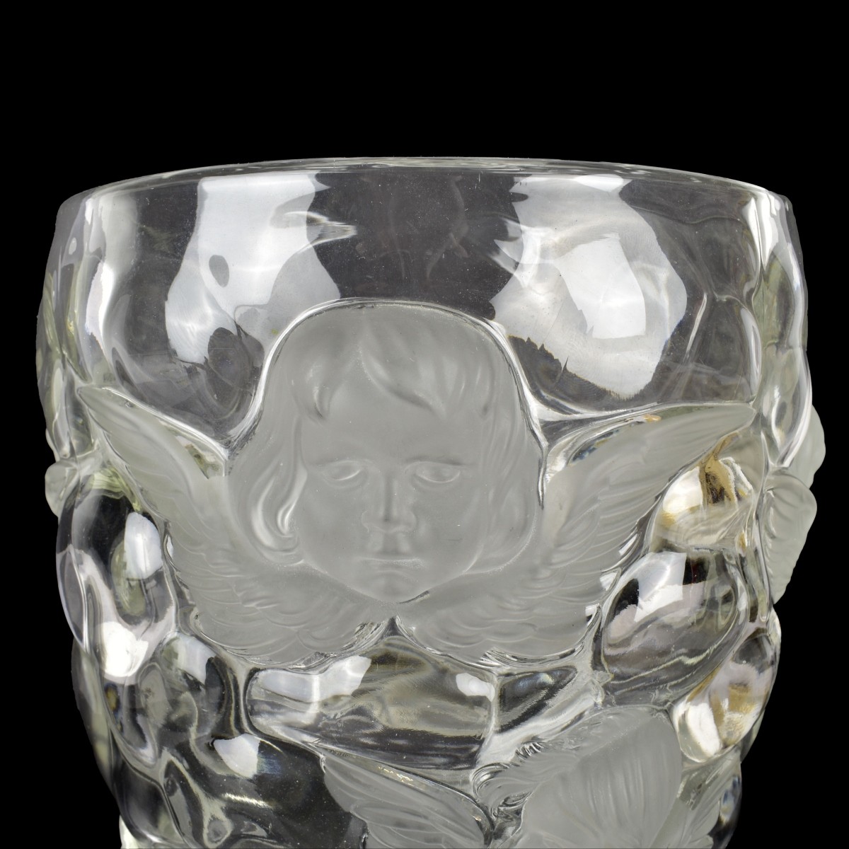 Vintage French Lalique/Sabino Style Vase