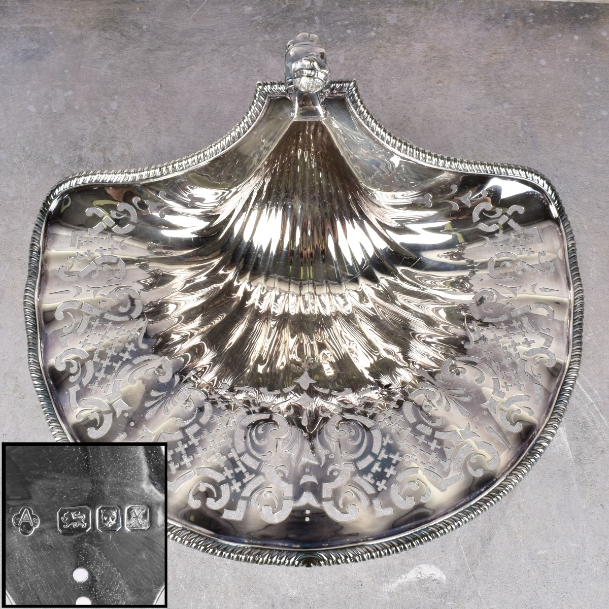 Asprey & Co. of London Sterling Silver Basket
