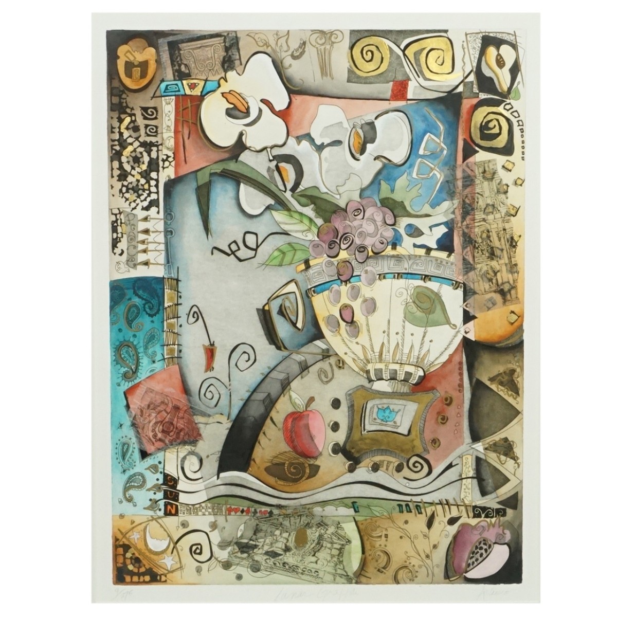 Laura Astusio (born 1960) Serigraph
