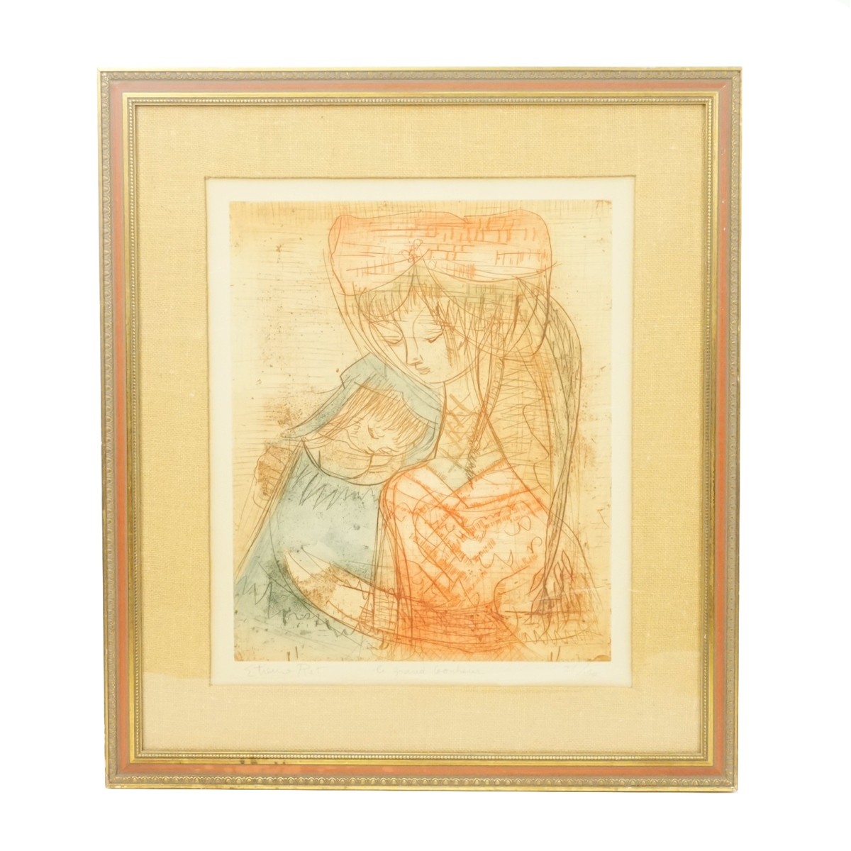 Etienne Ret, French (1900 - 1996) Etching