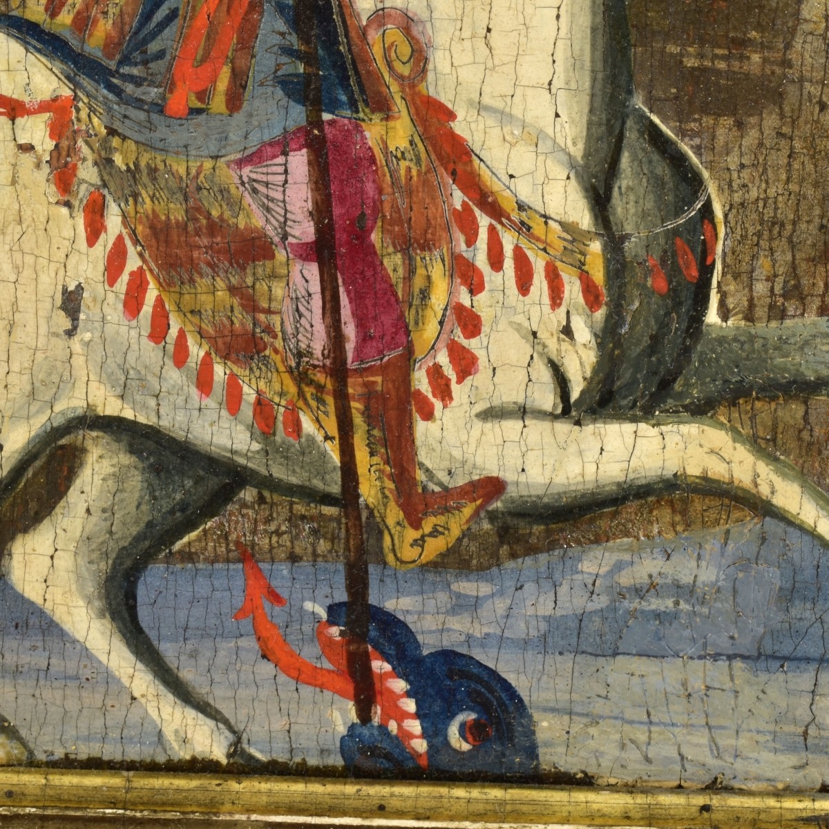 Antique George Slaying the Dragon