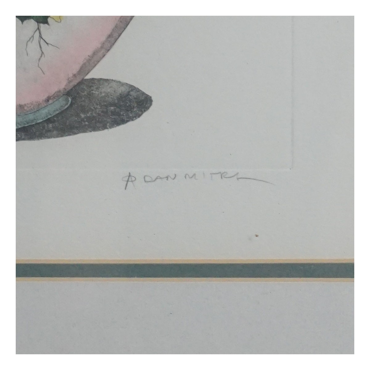 Dan Mitra (20th C.) Etching