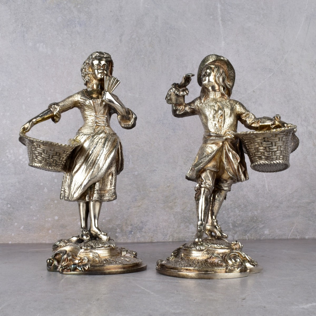 Pair of Asprey and Garrard Salt Cellars