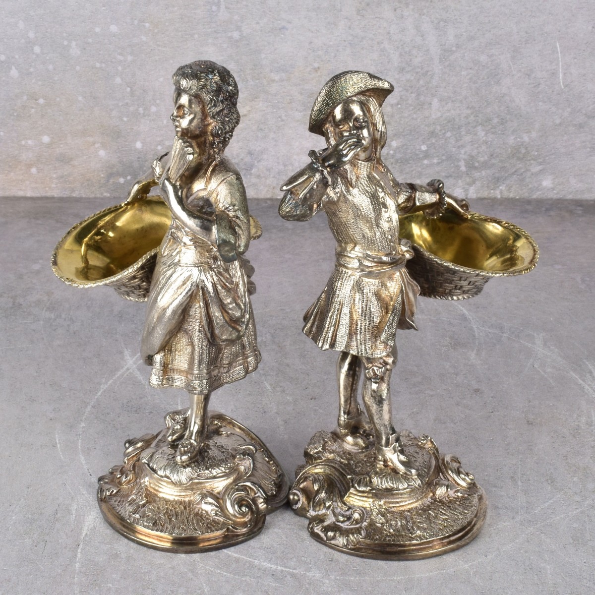 Pair of Asprey and Garrard Salt Cellars