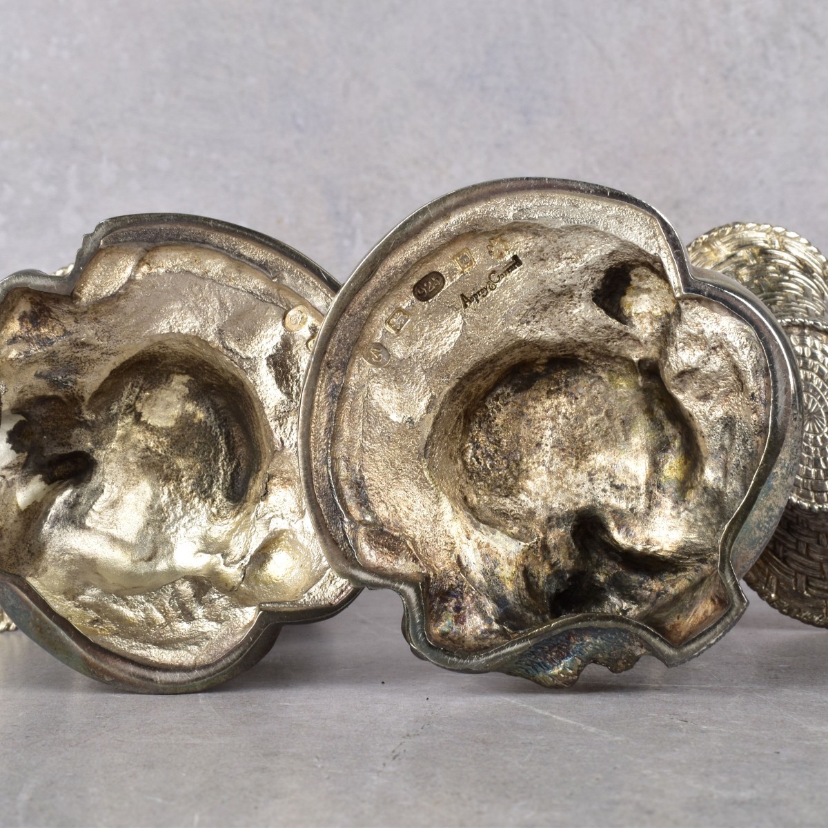 Pair of Asprey and Garrard Salt Cellars