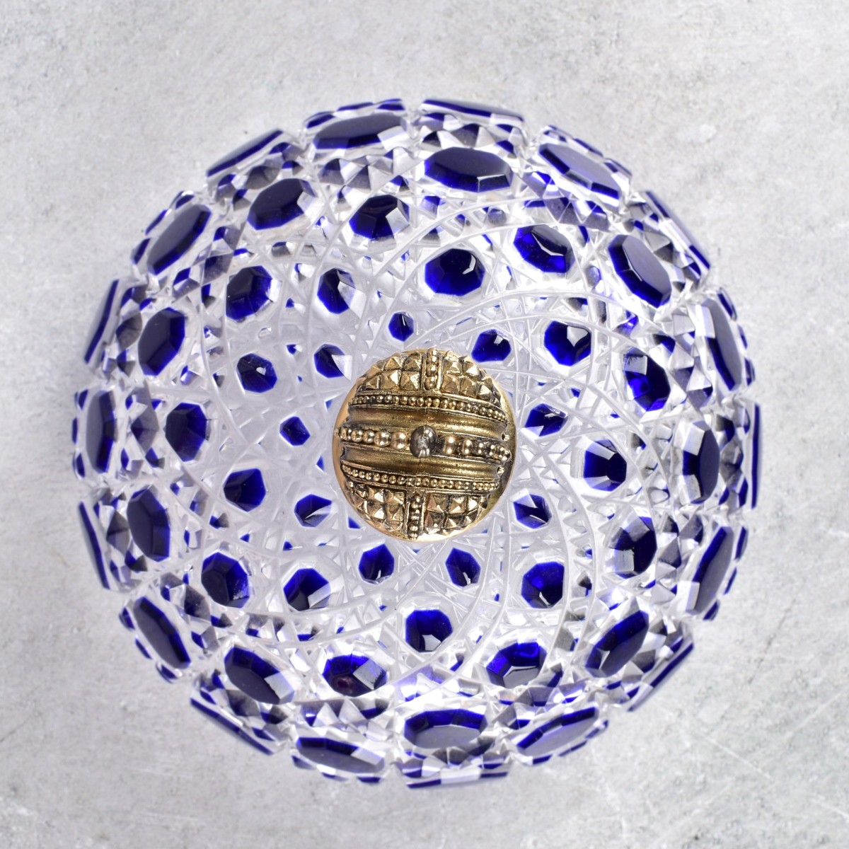 Imperial Faberge Russian Crystal Bonbonnier Eggs