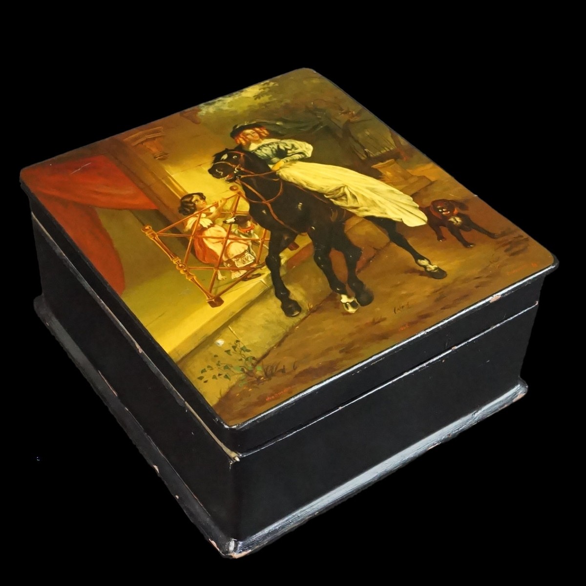 Russian Signed Dresser Box