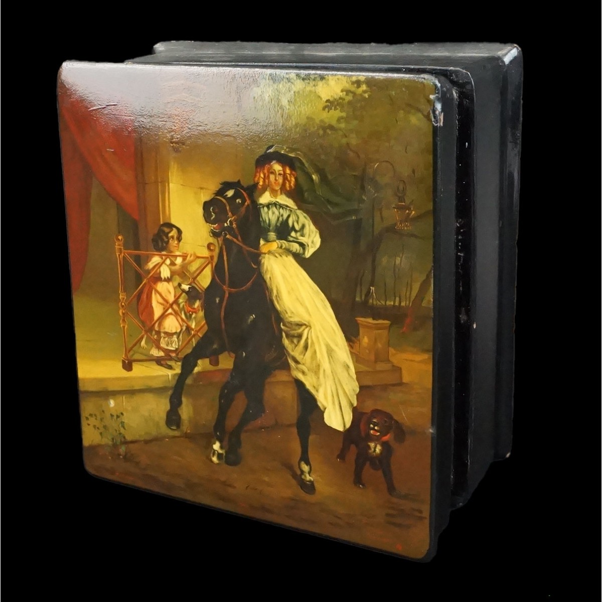 Russian Signed Dresser Box