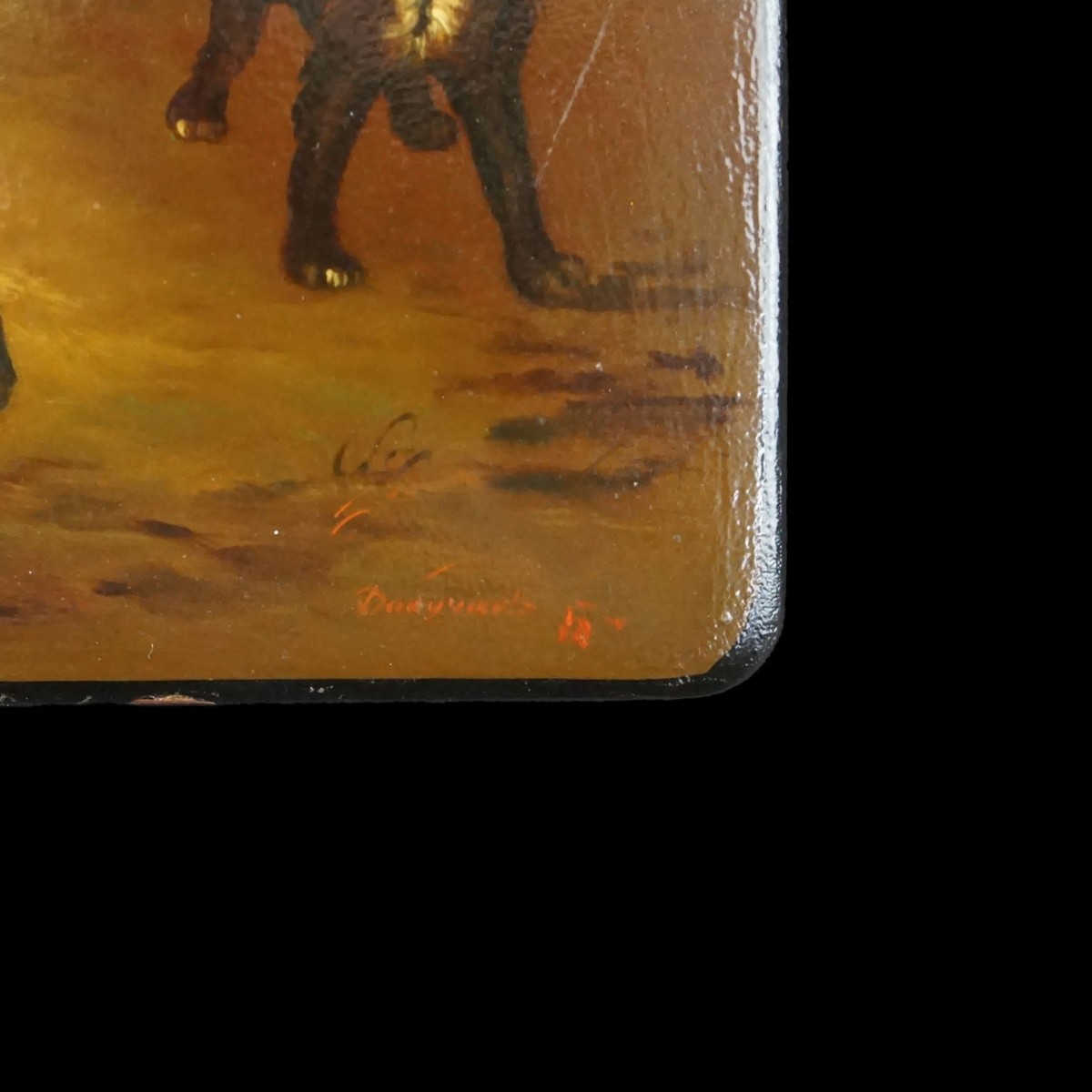 Russian Signed Dresser Box