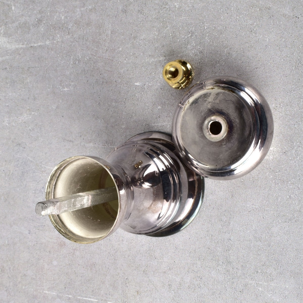 Robert Carr British Sterling Silver Salt Grinders