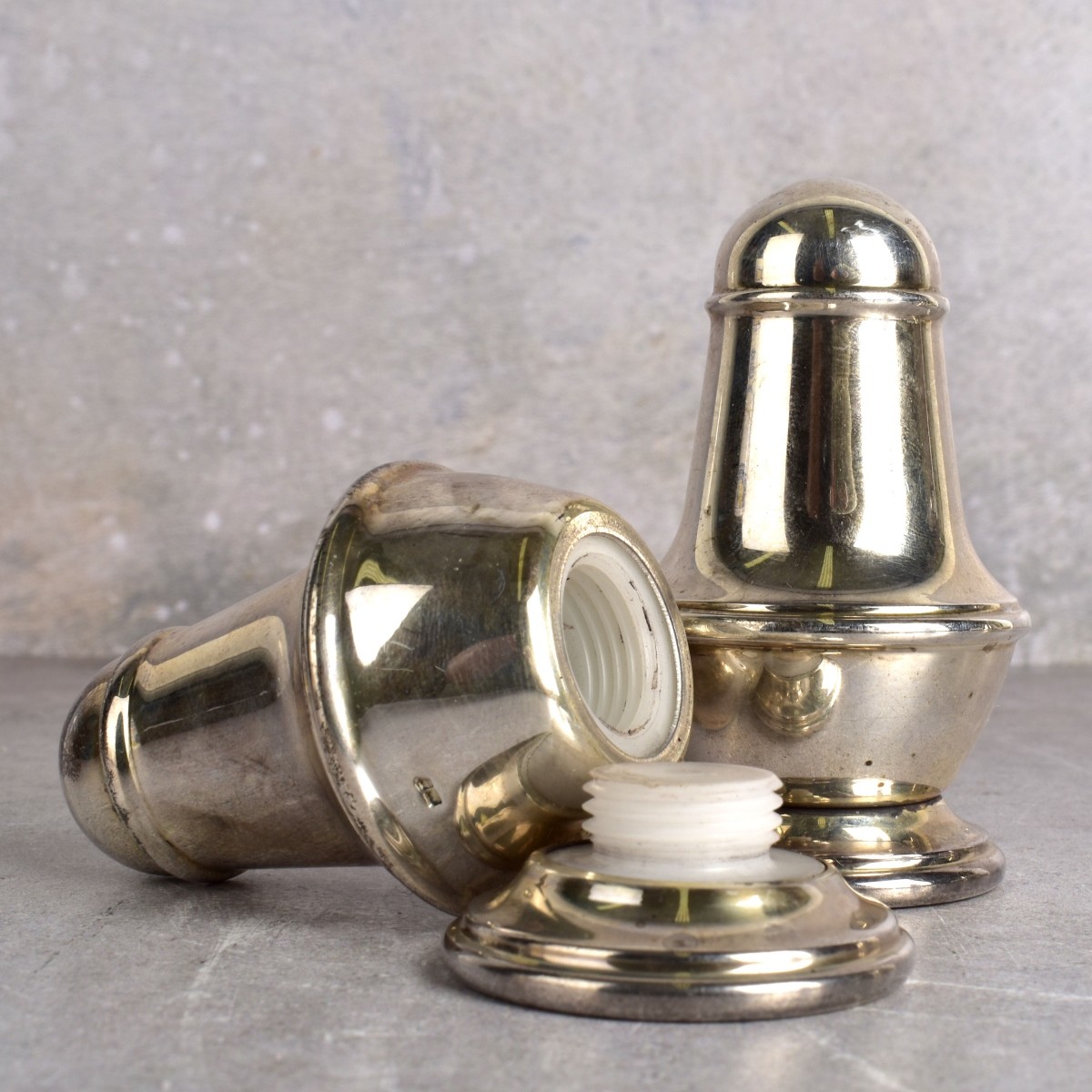 Robert Carr British Sterling Silver Shakers
