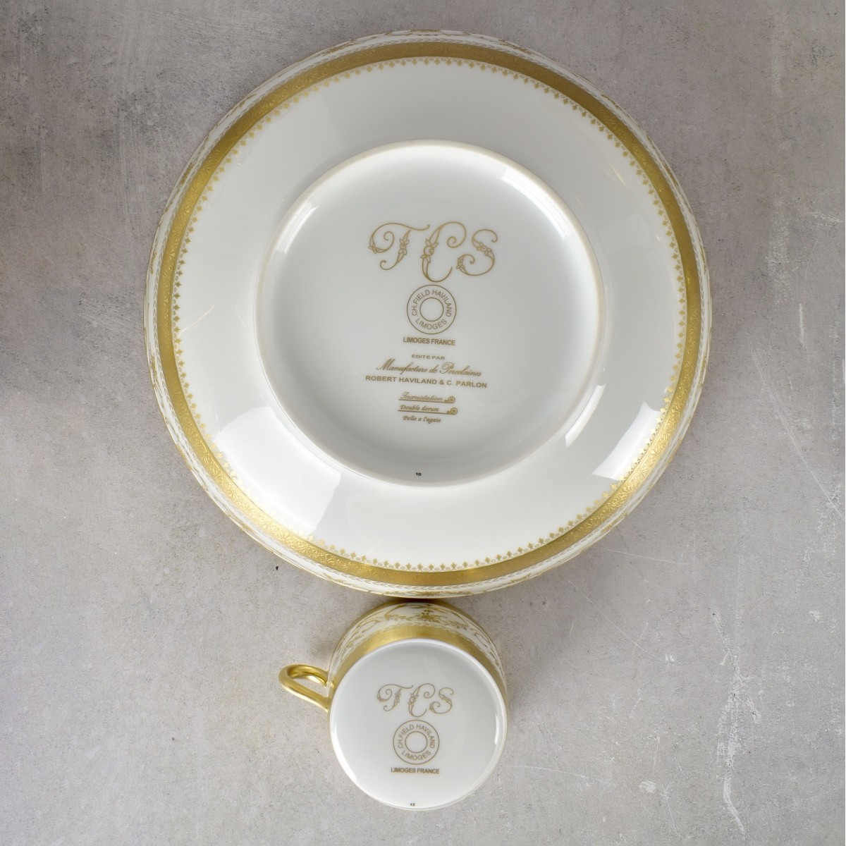 Exquisite French Limoges "Dynasty Gold"