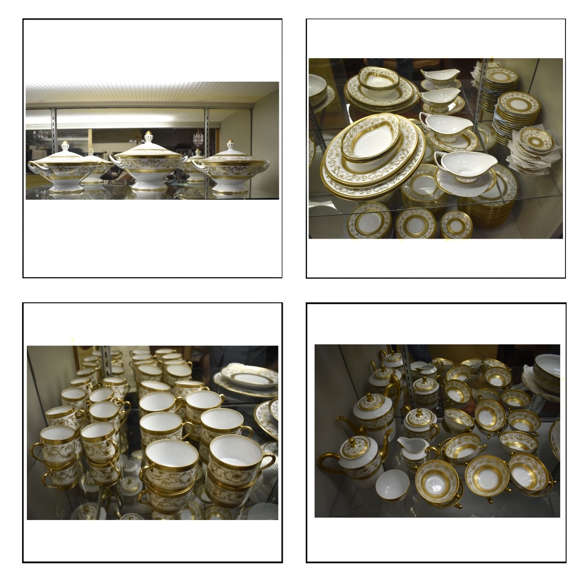 Exquisite French Limoges "Dynasty Gold"