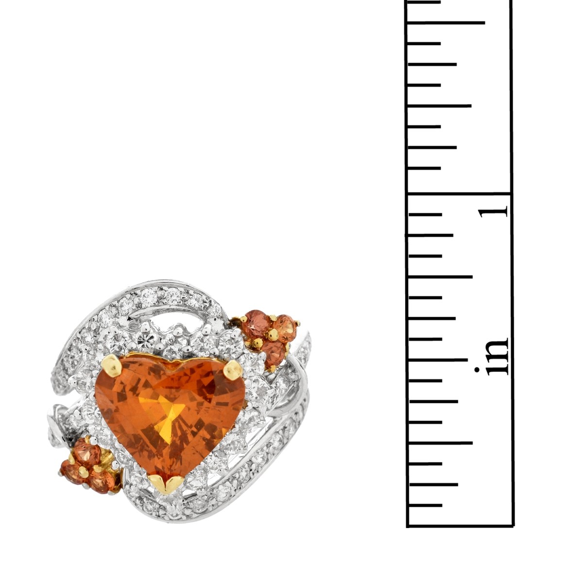GIA Sapphire, Diamond and 18K Ring