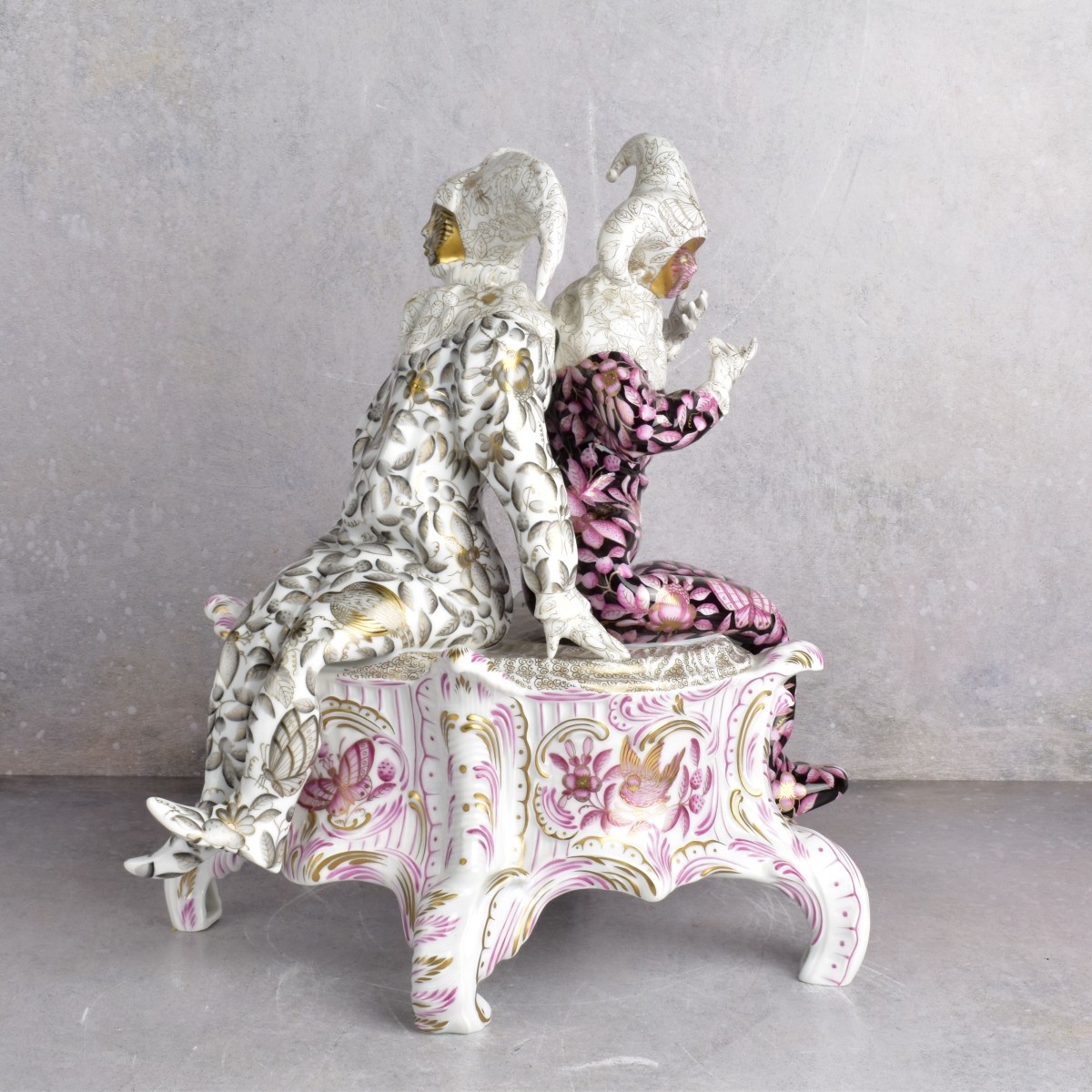 Herend Hungary "Carnival Ladies on a Bench"