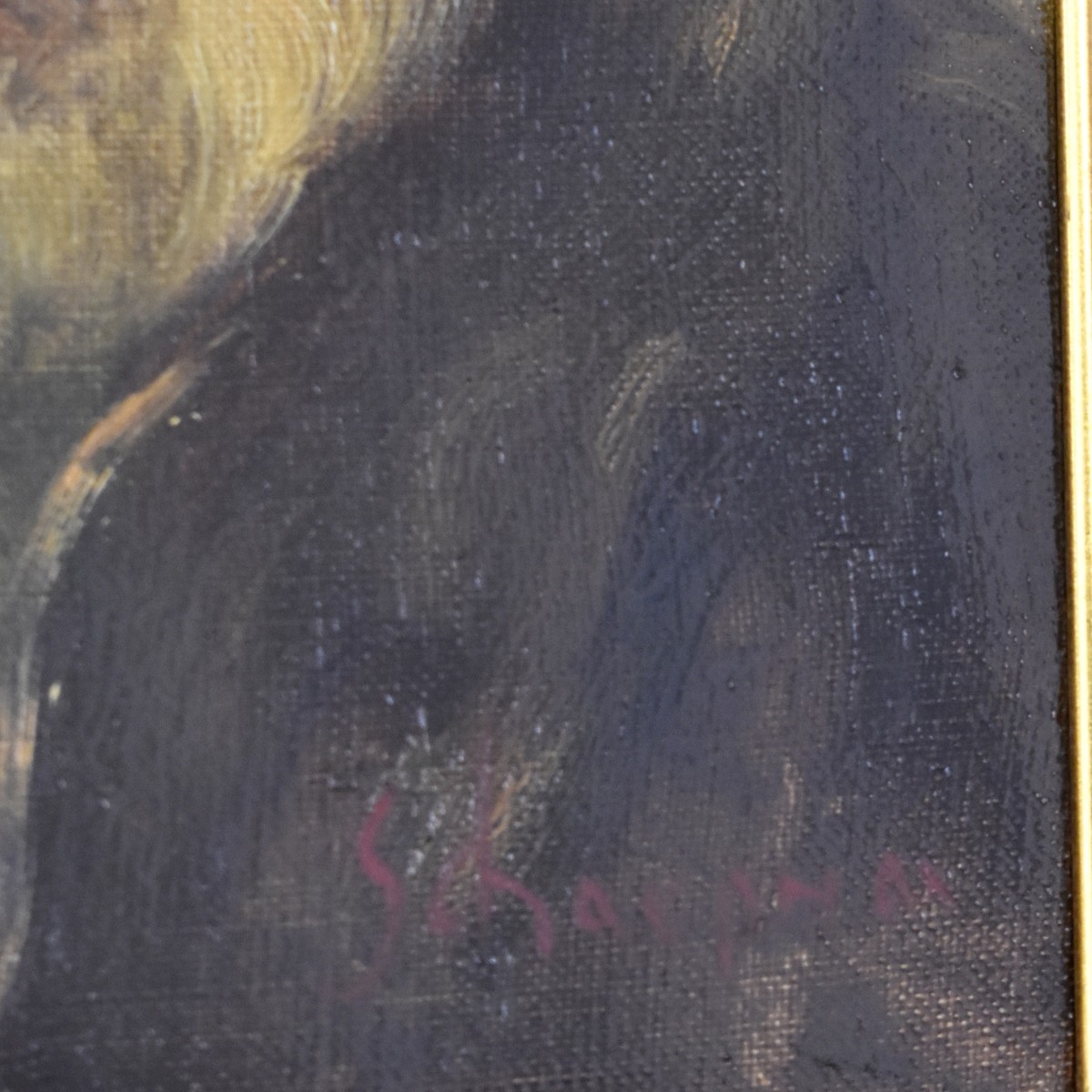Italian School oil on Canvas