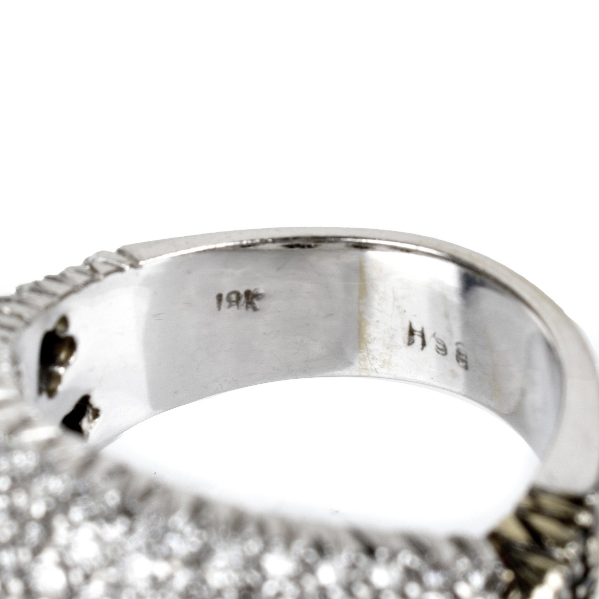 Diamond and 18K Ring