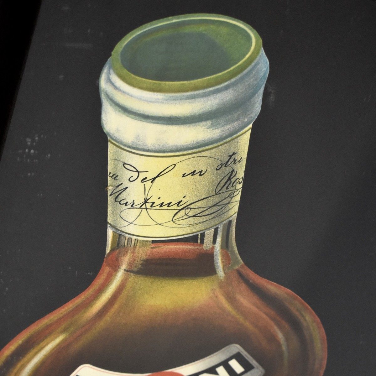 Large Vintage Martini & Rossi Poster