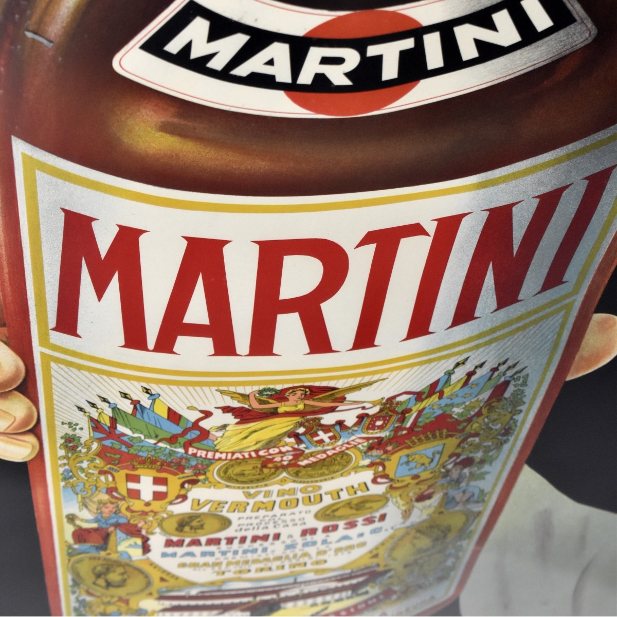 Large Vintage Martini & Rossi Poster