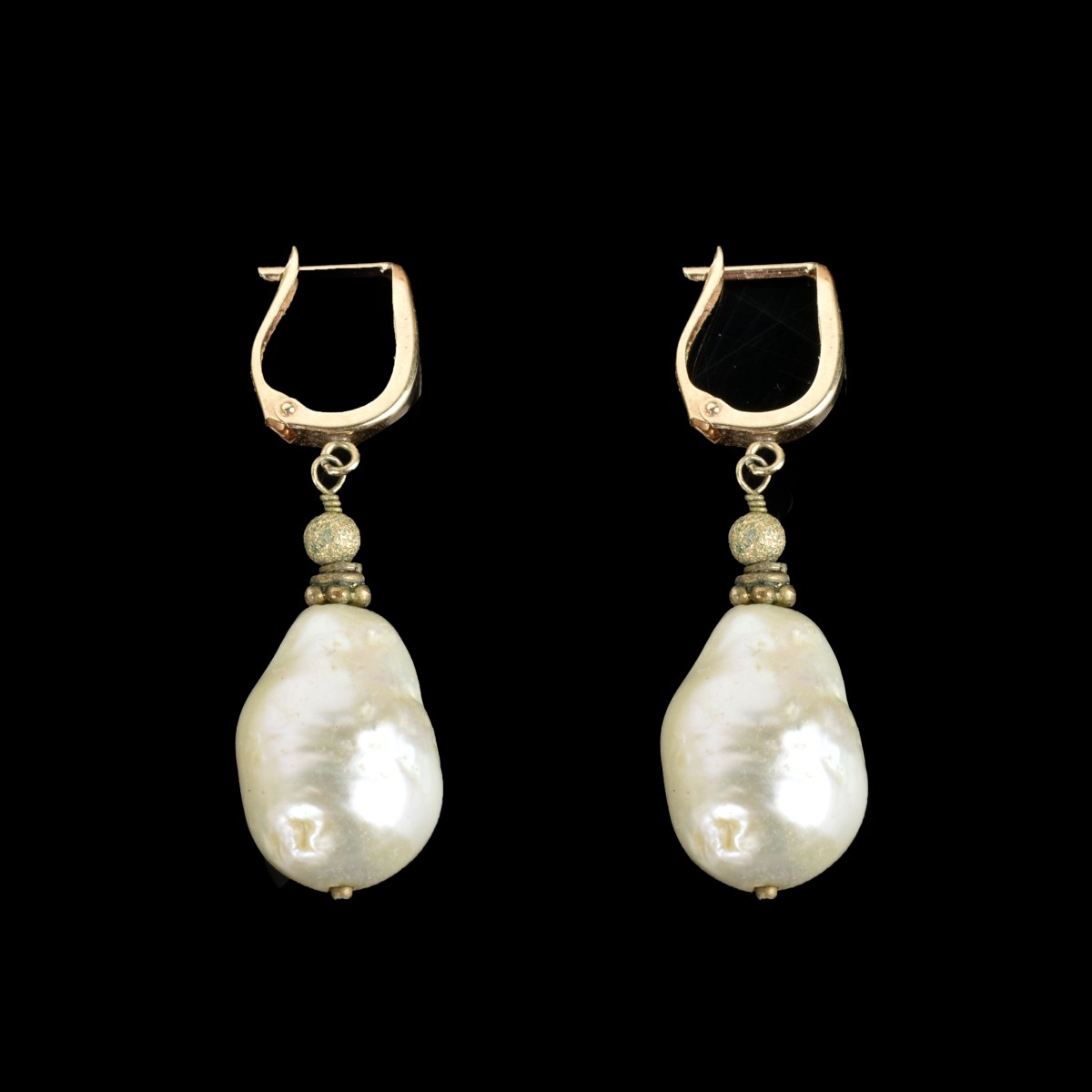 Pearl and Vermeil Necklace & Earrings