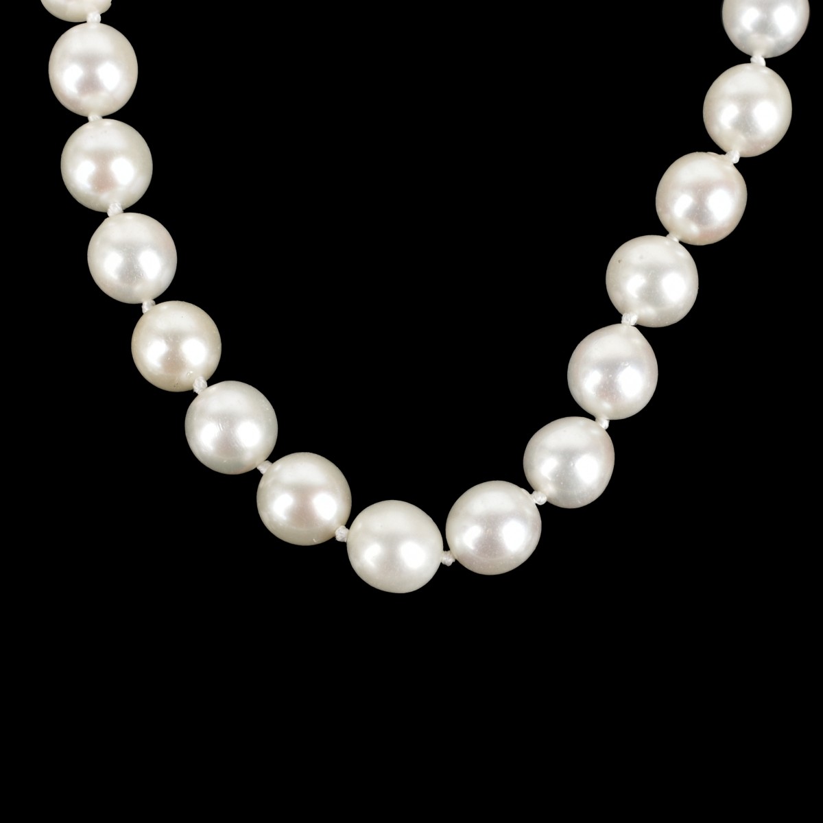 Pearl, Diamond and 14K Necklace