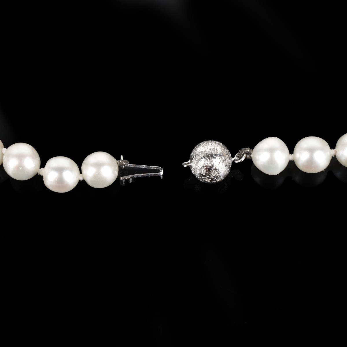 Pearl, Diamond and 14K Necklace