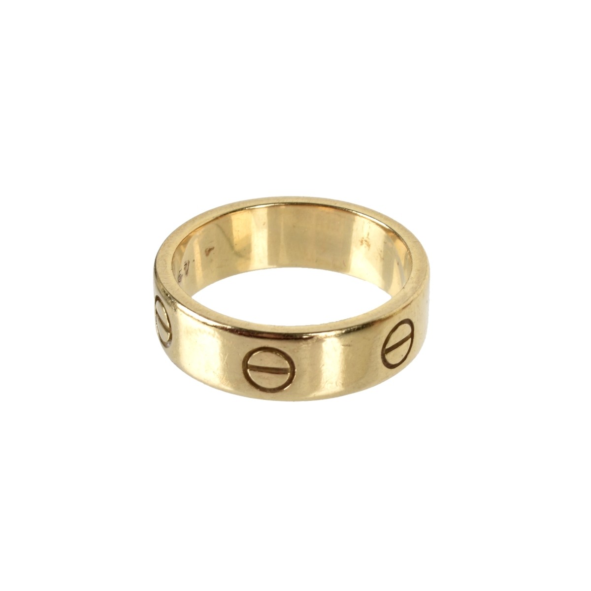 Cartier 18 Karat Yellow Gold Love Ring