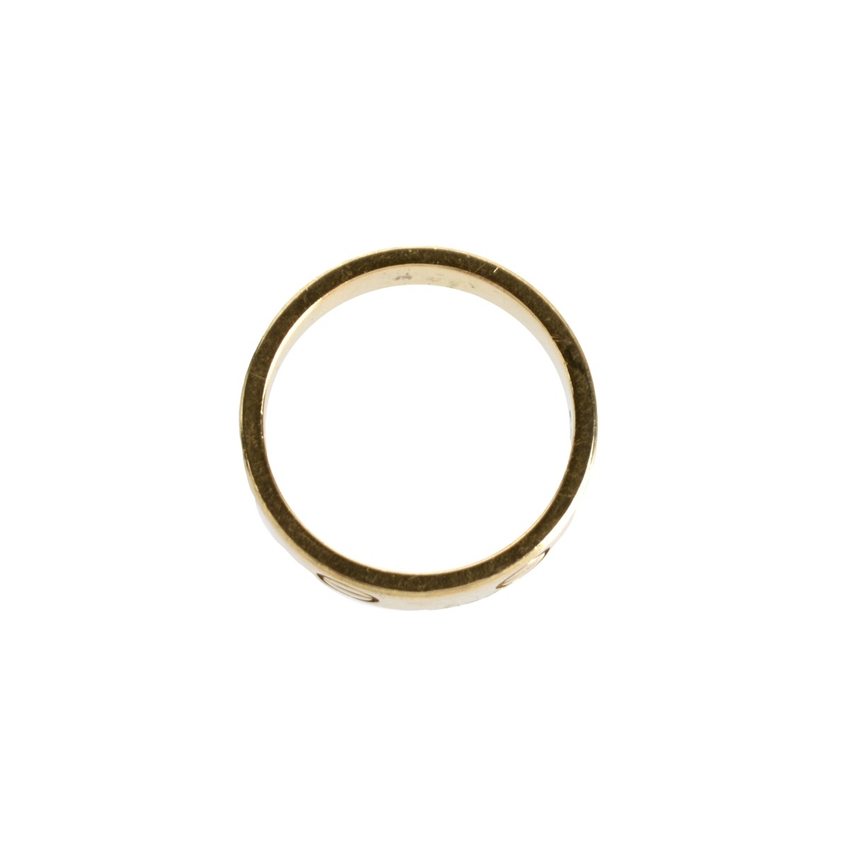 Cartier 18 Karat Yellow Gold Love Ring