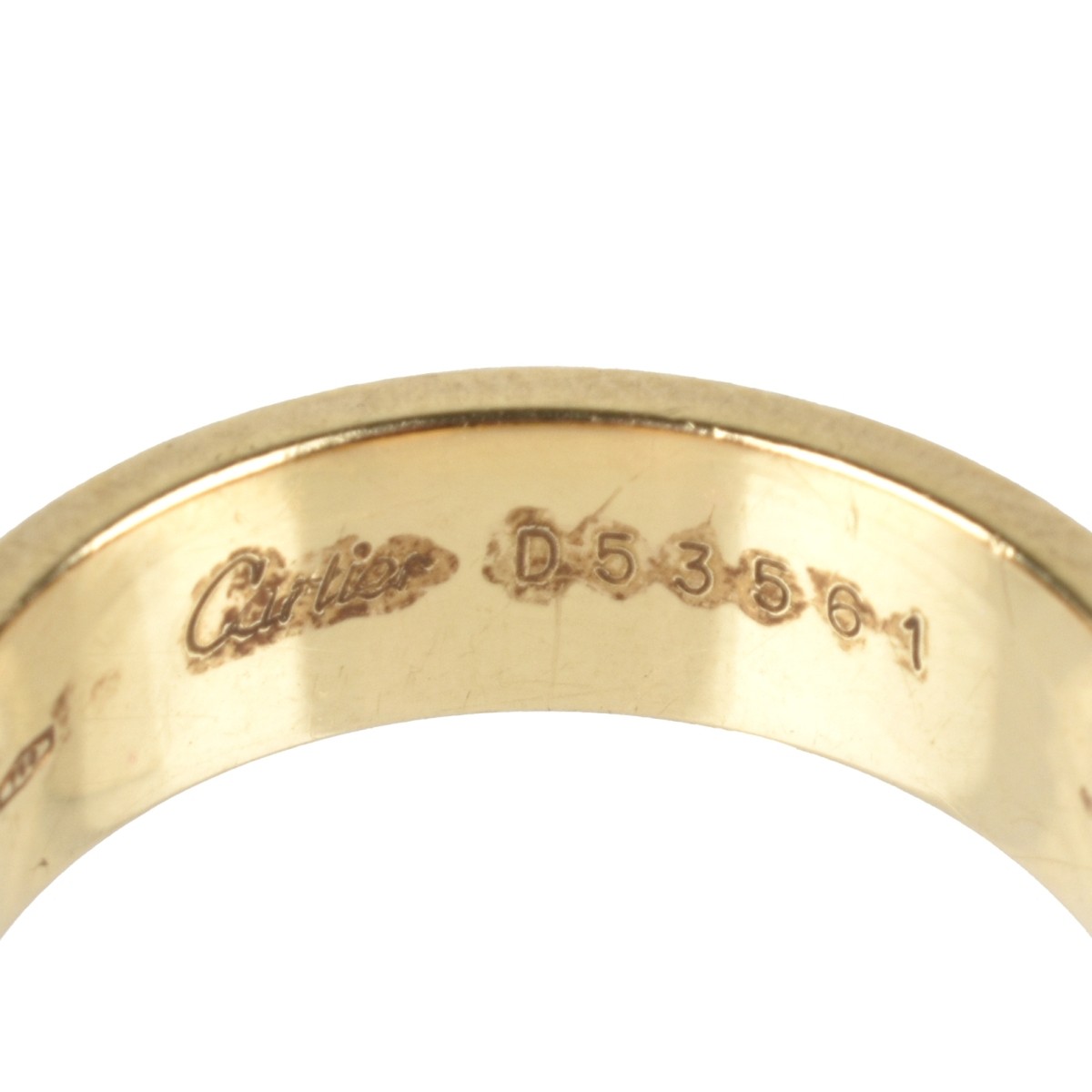 Cartier 18 Karat Yellow Gold Love Ring