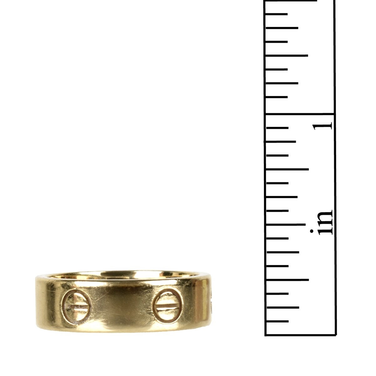 Cartier 18 Karat Yellow Gold Love Ring