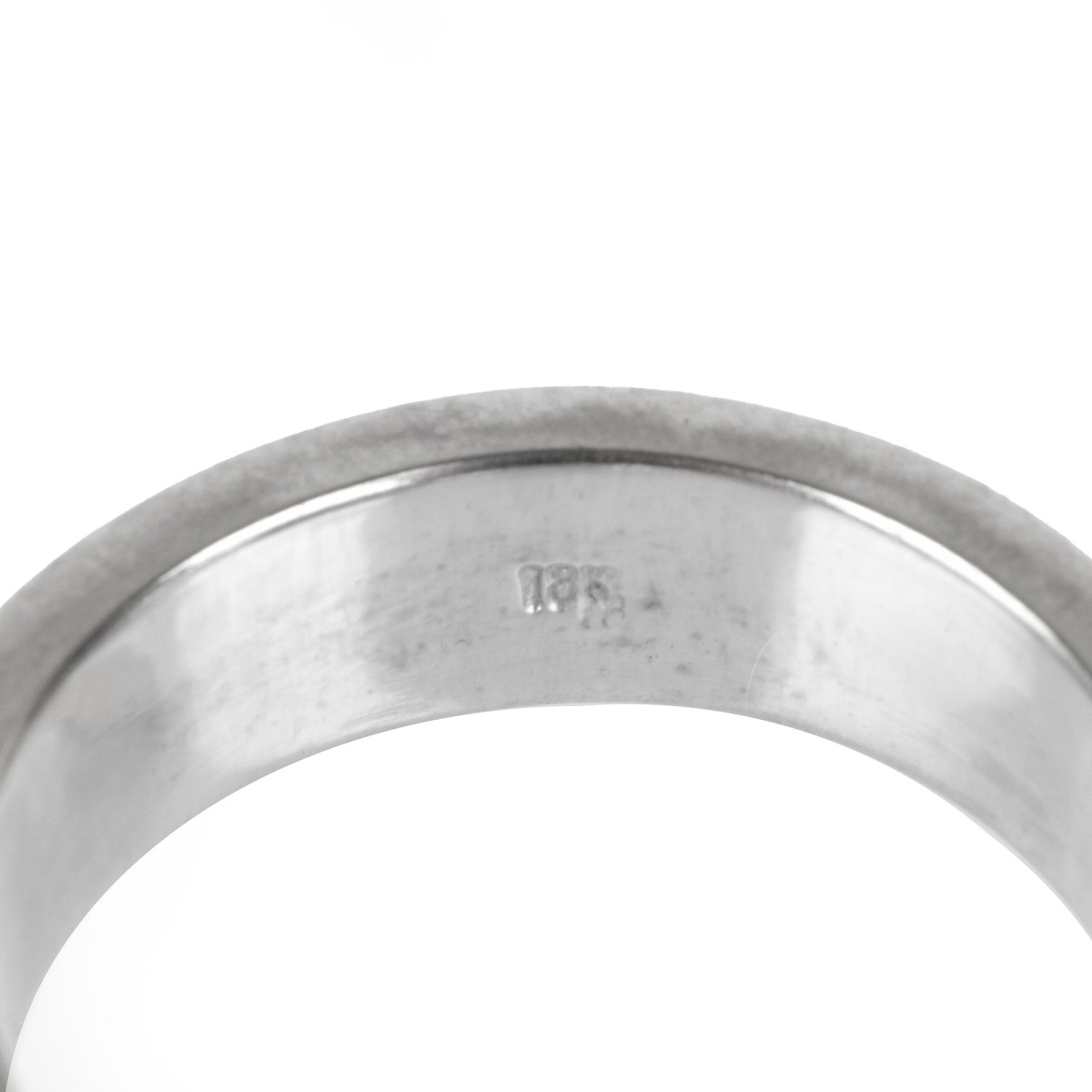 Cartier 18 Karat White Gold Love Ring
