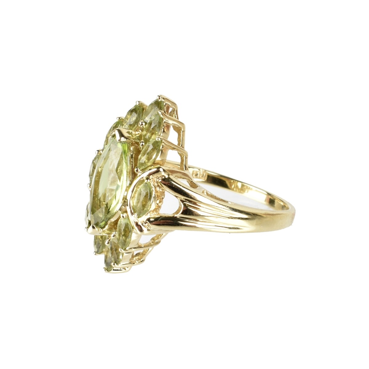 Peridot and 14K Ring