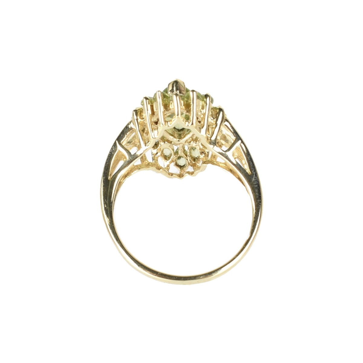 Peridot and 14K Ring