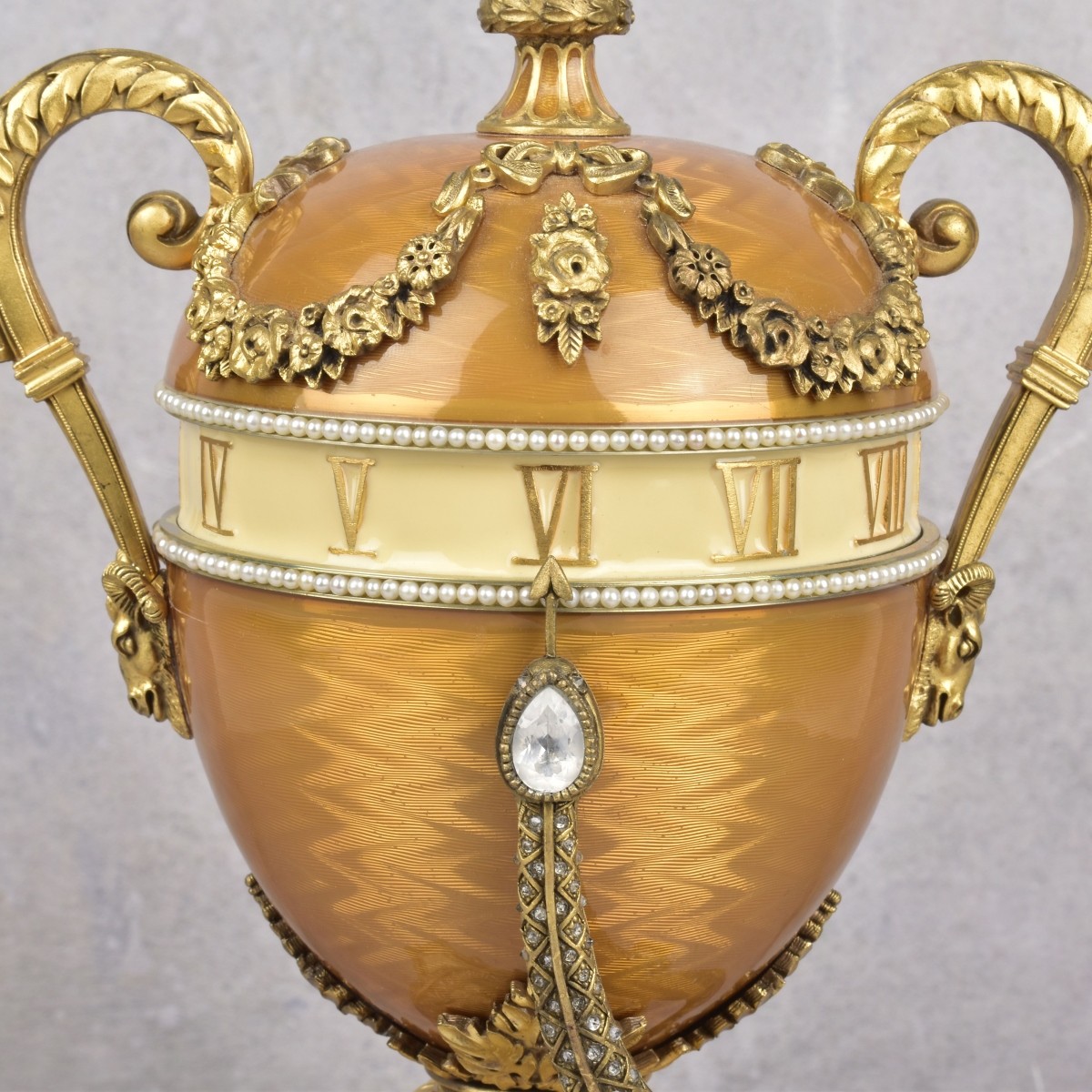 Faberge Replica Serpent Clock