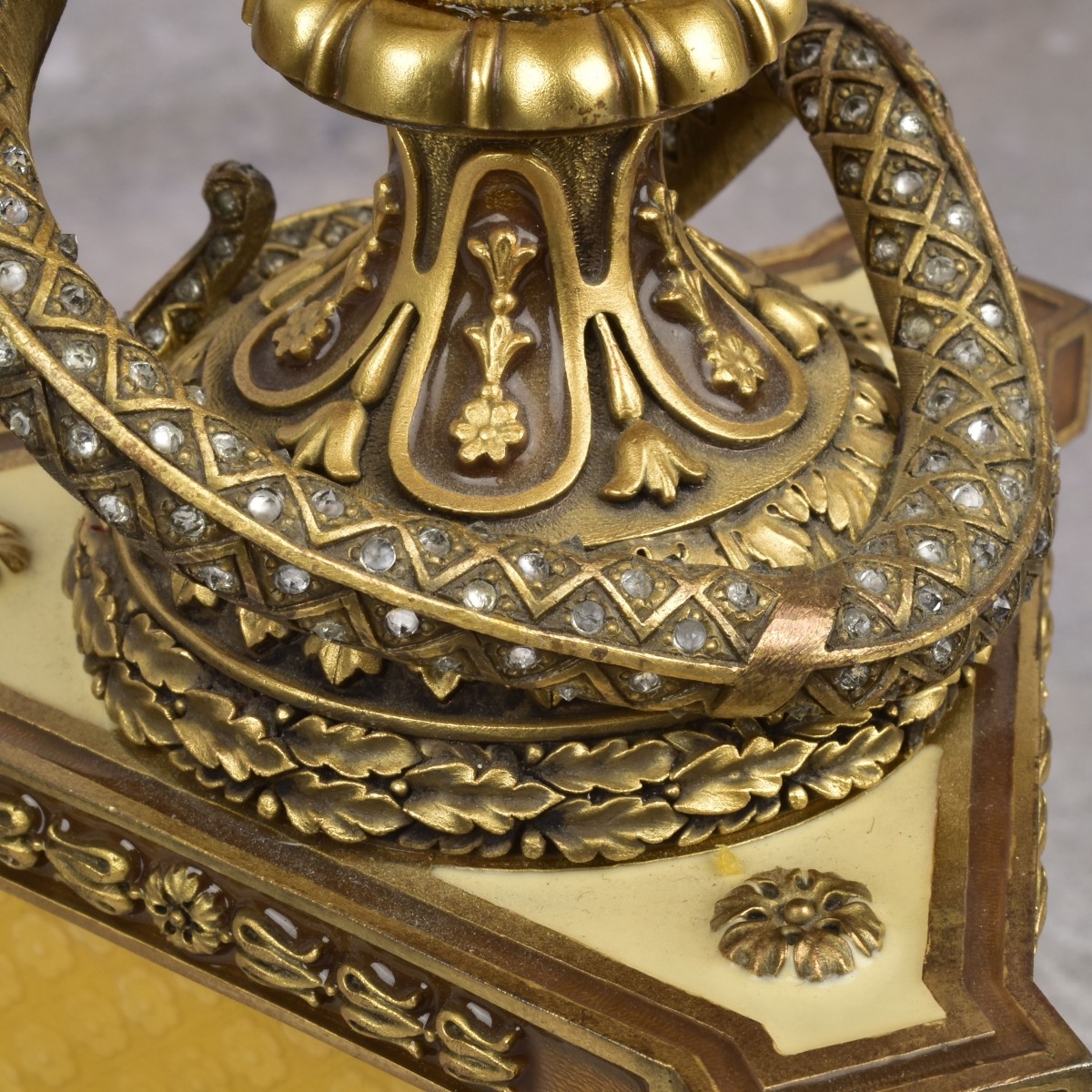 Faberge Replica Serpent Clock