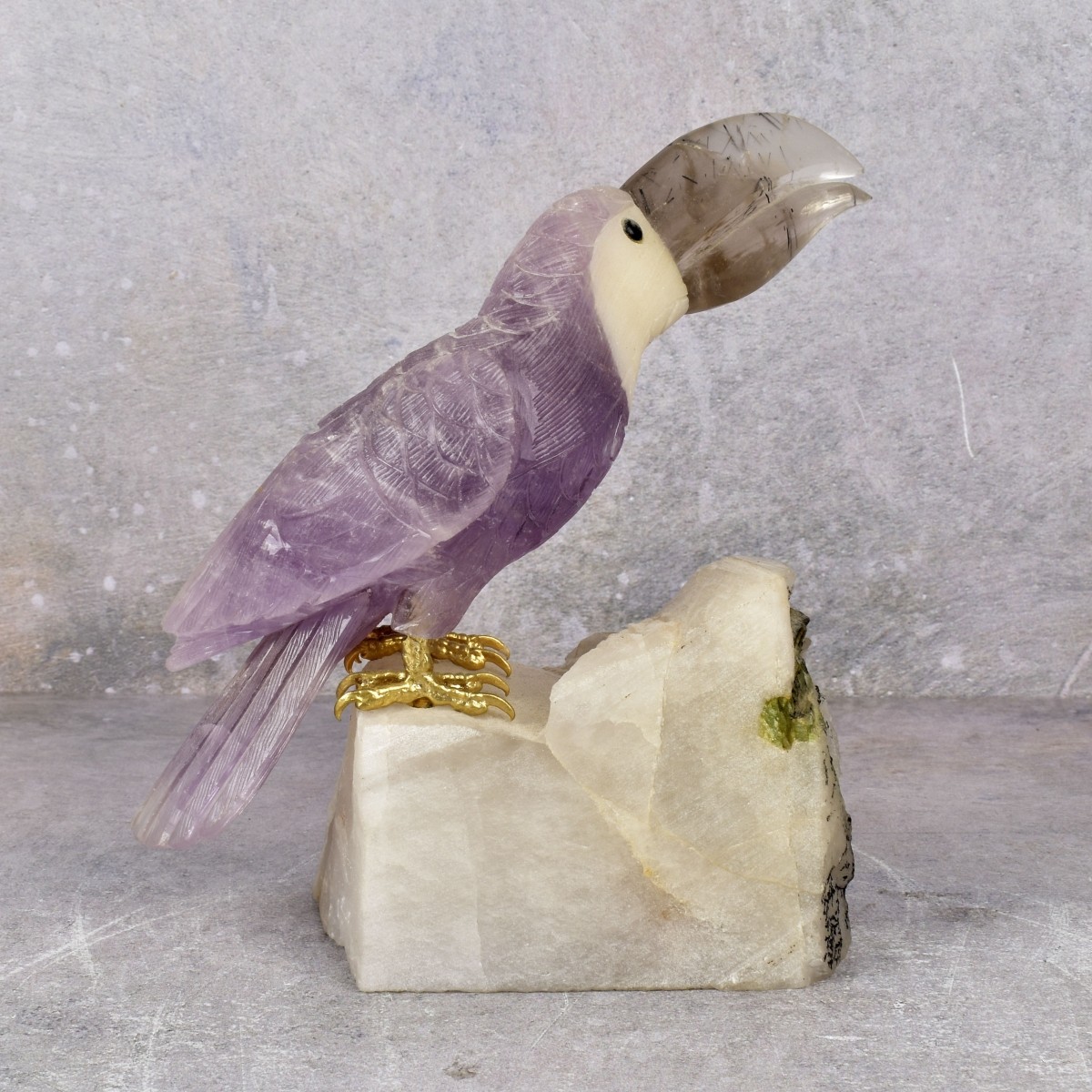 Idar-Oberstein Carved Gem Mineral Specimen