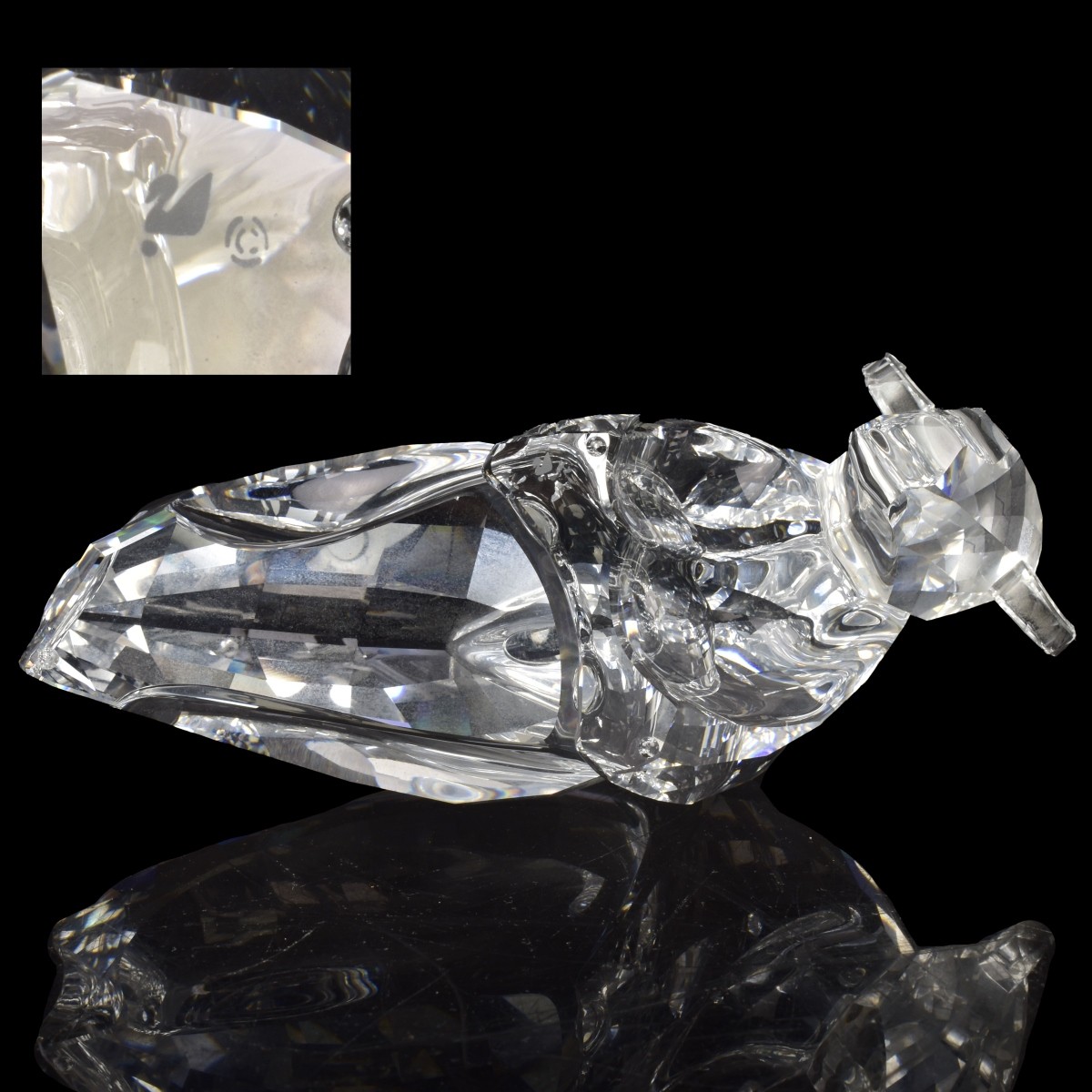 Swarovski Crystal Bull Figurine
