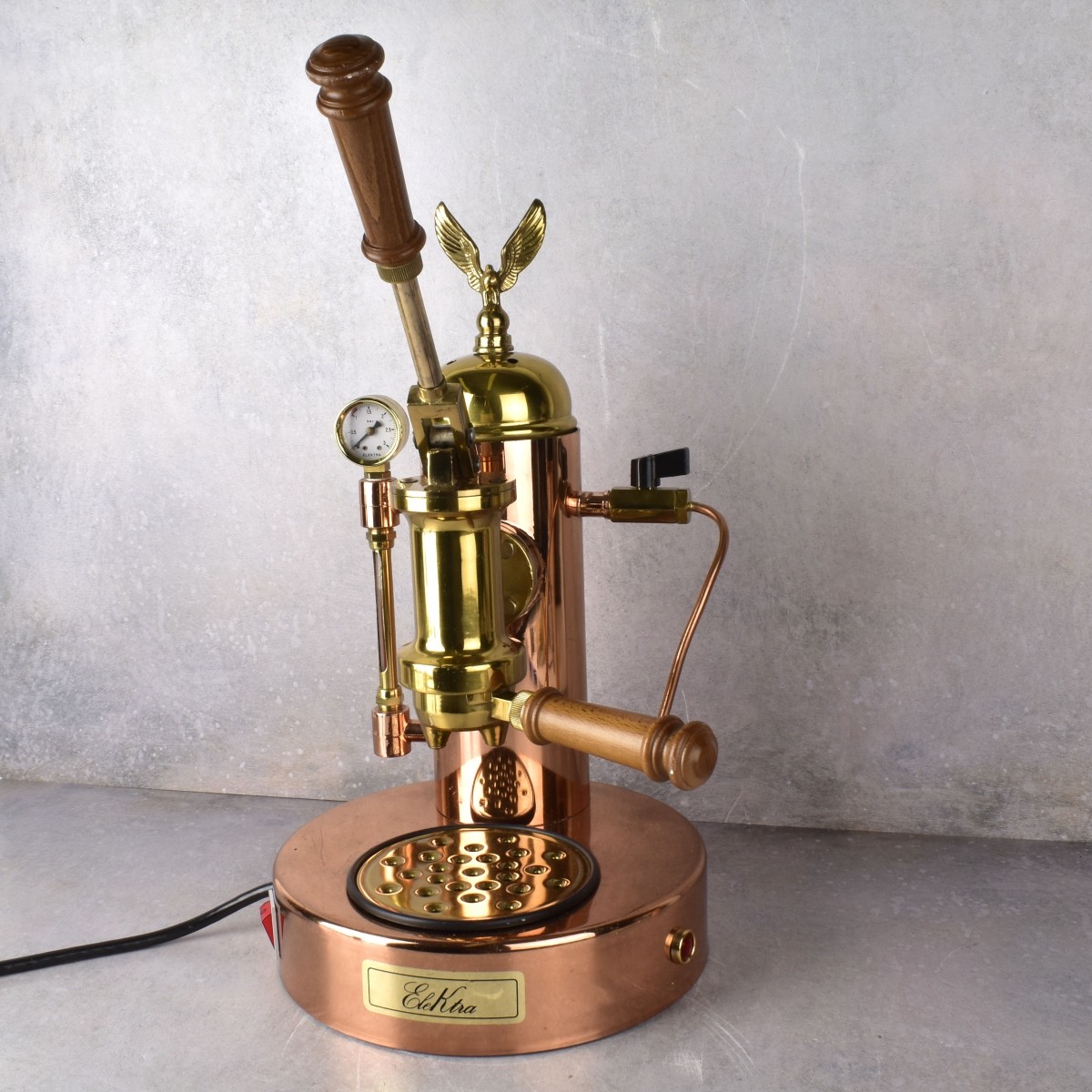 Elektra Copper and Brass Coffee Espresso Machine