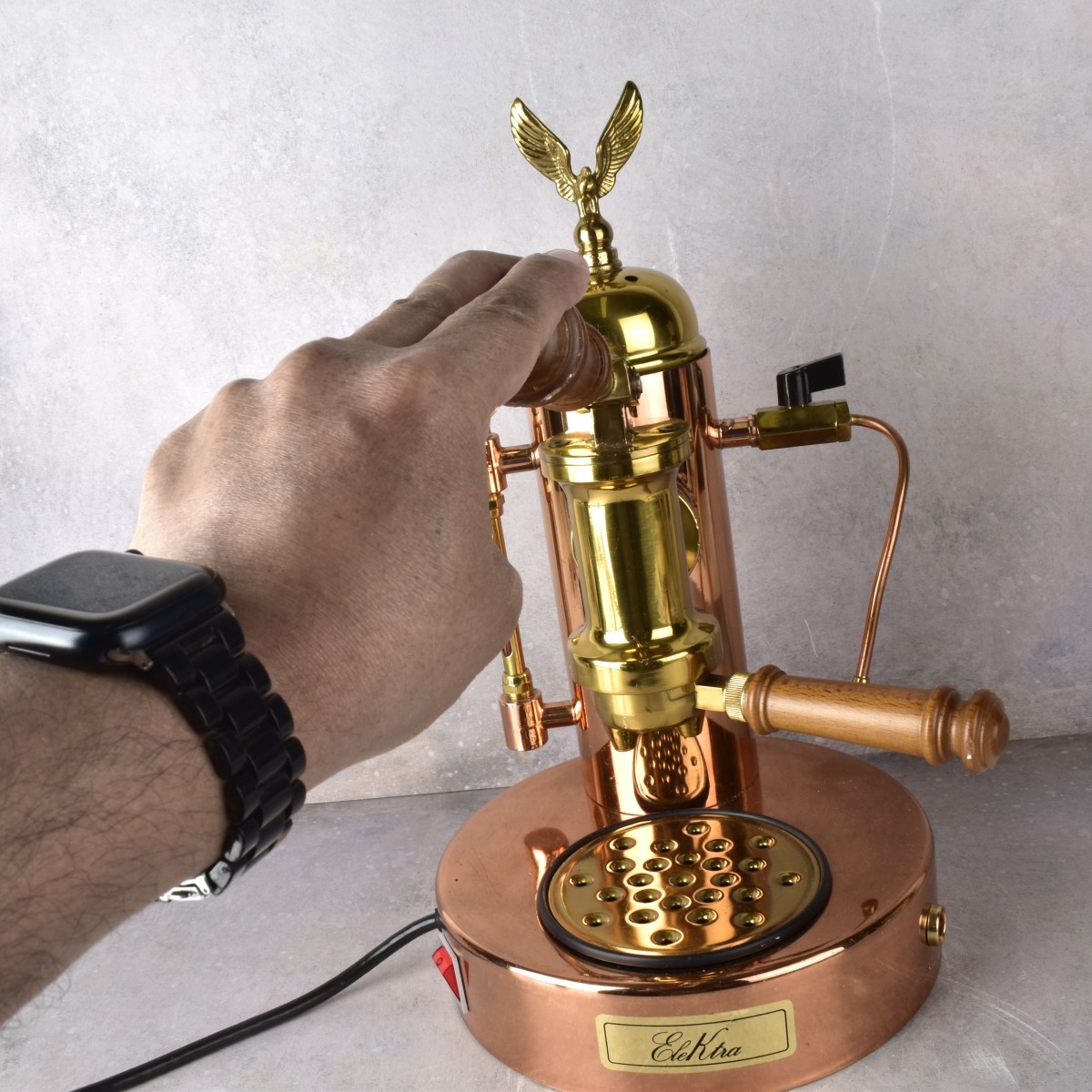Elektra Copper and Brass Coffee Espresso Machine